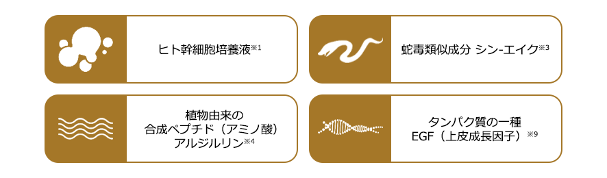 ふっくらハリ・ツヤを与え、なめらかに整える