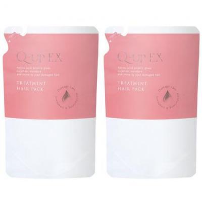 【9月限定10％OFF】キューアップＥＸ トリートメントヘアパック（詰替用2袋セット） 7515 アミノ酸 ダメージ ヘアケア しっとり