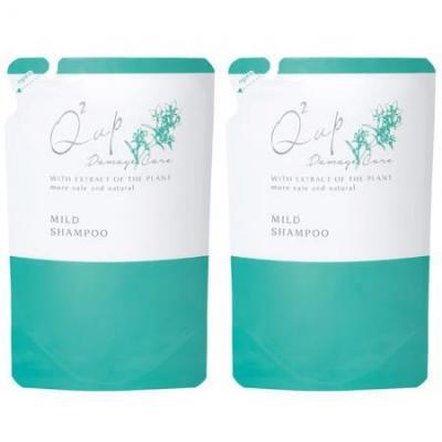 【9月限定10％OFF】キューツーアップ マイルドシャンプー（詰替用2袋セット） 7516 アミノ酸 ダメージ ヘアケア ボリューム