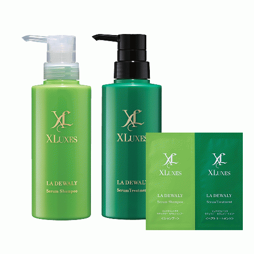 XLUXES ラ デュワリー セラムシャンプー&トリートメント 限定ボックス 31202 ヒト幹細胞培養液 エイジングケア ヘアケア 髪 弱酸性
