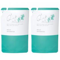 【9月限定10％OFF】キューツーアップ マイルドシャンプー（詰替用2袋セット） 7516 アミノ酸 ダメージ ヘアケア ボリューム