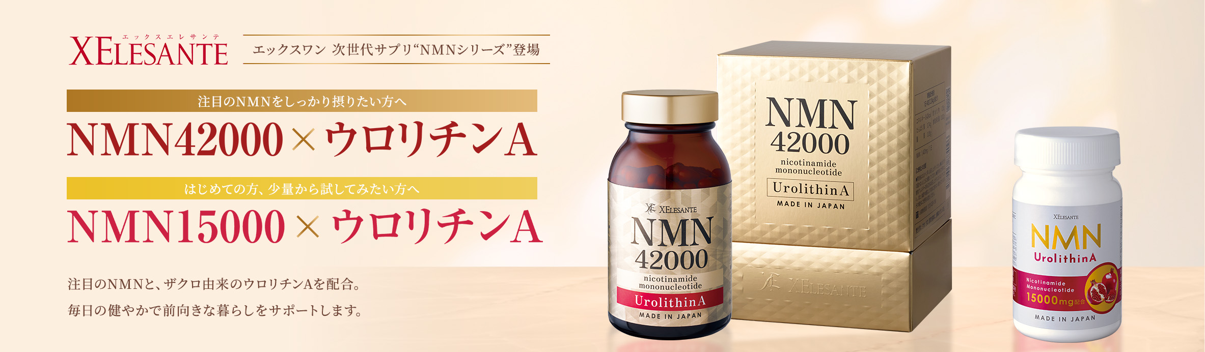 エックスエレサンテ ＮＭＮ１５０００×ウロリチンＡ エックスエレサンテ ＮＭＮ42０００×ウロリチンＡ